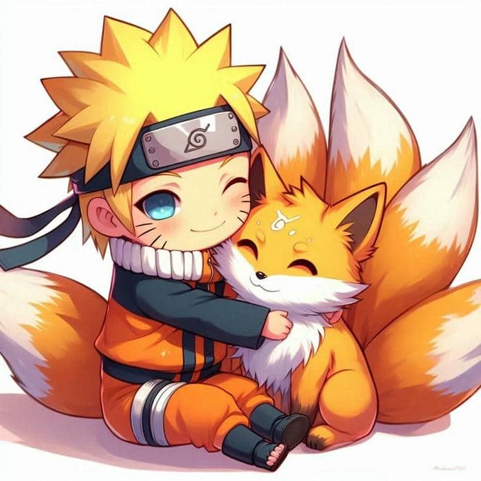 Naruto chibi: Khi Hokage tương lai cũng hóa "bé xíu đáng yêu" 21 Hình chibi Naruto cửu vĩ cute