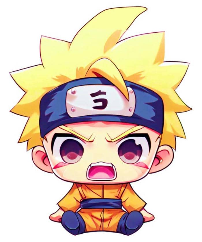 Hình chibi Naruto siêu đáng yêu