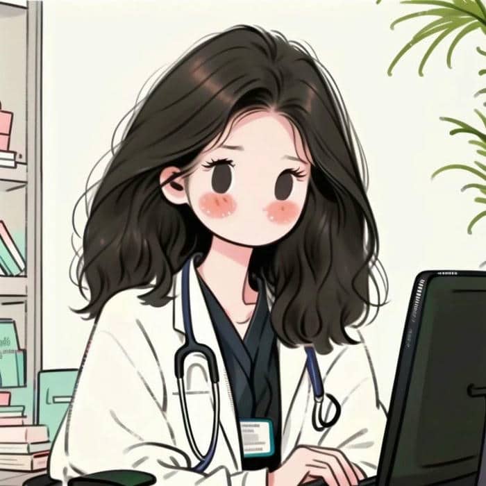 Chibi bác sĩ dễ thương: Vẻ đẹp nhỏ bé cho sự cống hiến lớn lao 30 Hình chibi bác sĩ nữ