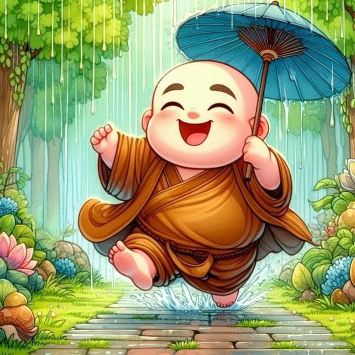 Gặp Lại Tuổi Thơ Qua 99+ Hình Ảnh Chú Tiểu Chibi Dễ Thương 18 Hình chibi chú tiểu bụng bự dễ thương