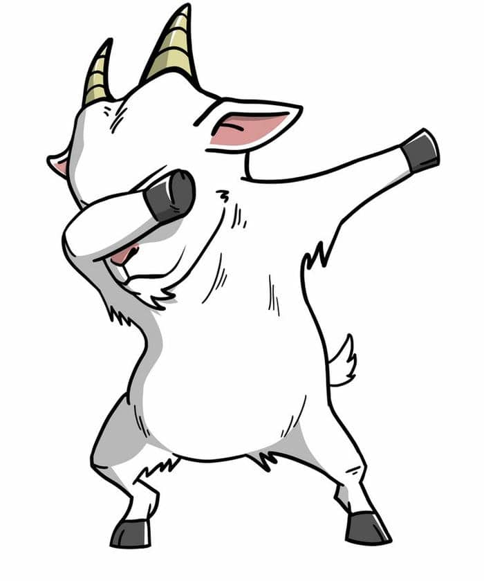 Hình chibi con dê ngầu