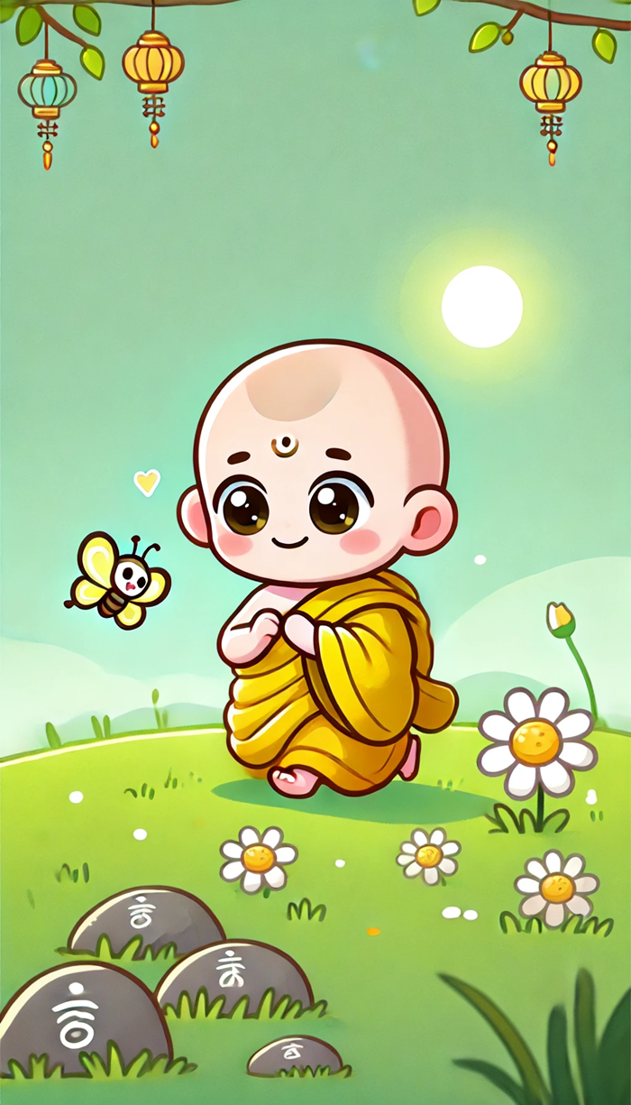 Gặp Lại Tuổi Thơ Qua 99+ Hình Ảnh Chú Tiểu Chibi Dễ Thương 27 Hình chú tiểu chbi đẹp