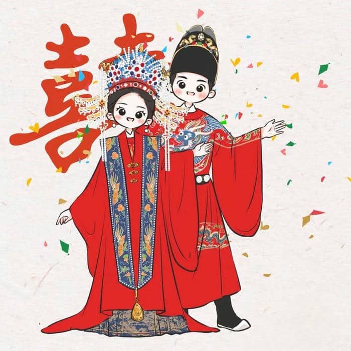 Cô dâu chú rể chibi dễ thương: Bộ sưu tập hình ảnh cute không thể bỏ lỡ 25 Hình cô dâu chú rể chibi cute
