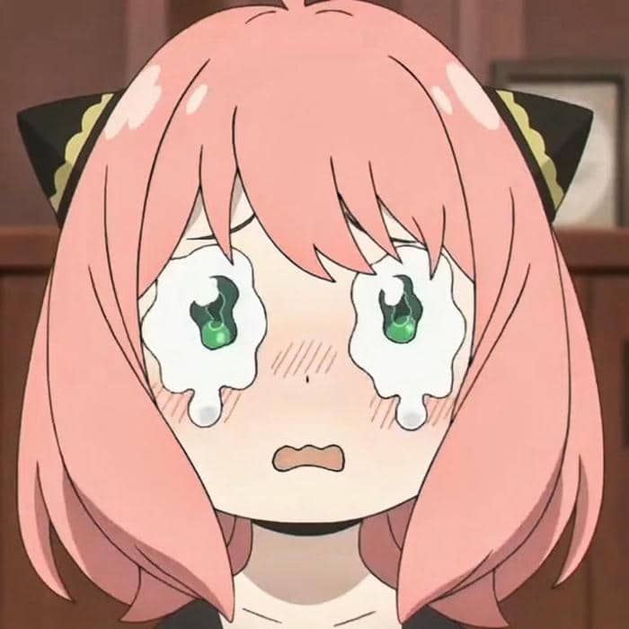 Hình meme Anya cute