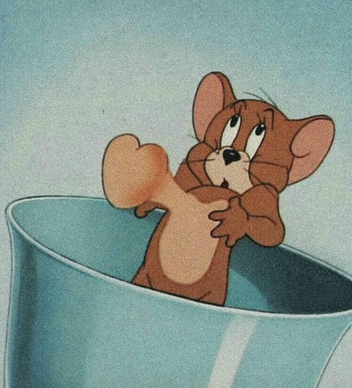 Hình meme Tom and Jerry meme love