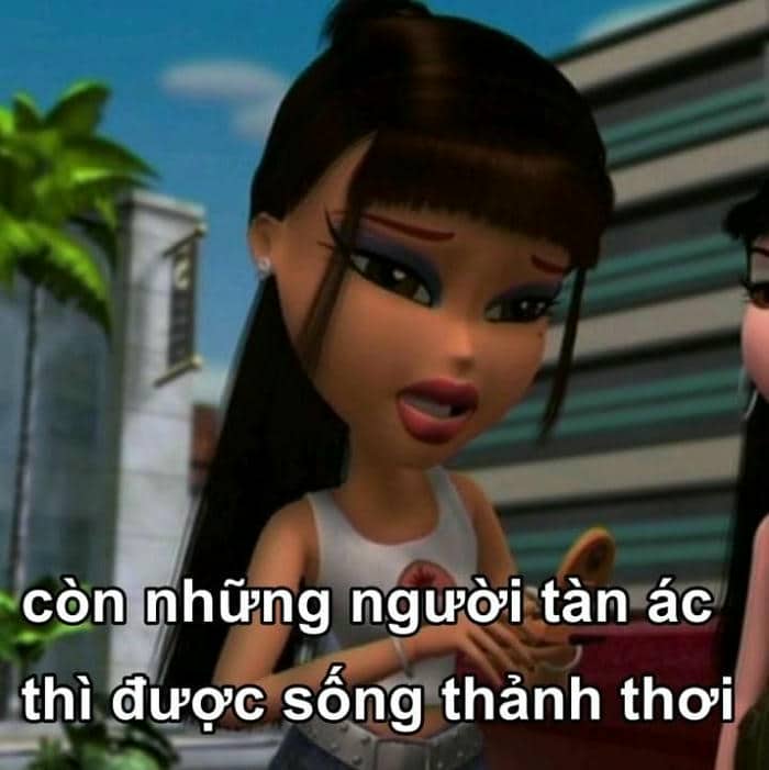 Hình meme chửi bạn