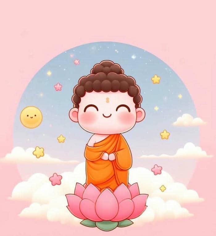 Hình phật chibi cute đáng yêu