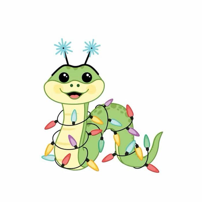 Hình rắn chibi siêu đáng yêu