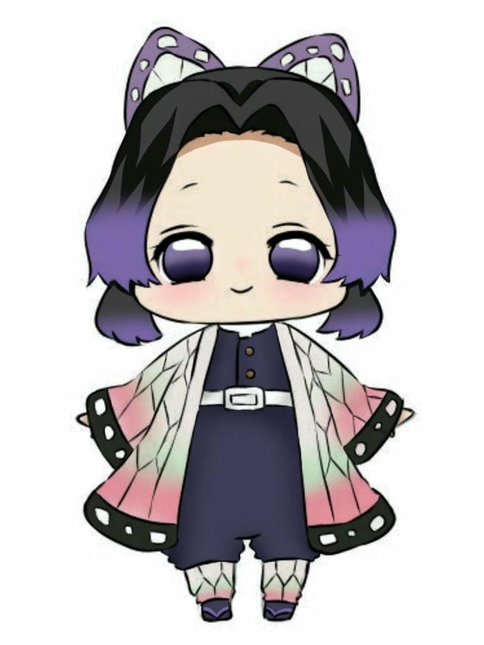 Shinobu Chibi Cute – Khi Nụ Cười Dịu Dàng Gây Sát Thương Gấp Đôi 24 Hình vẽ chibi Shinobu đơn giản