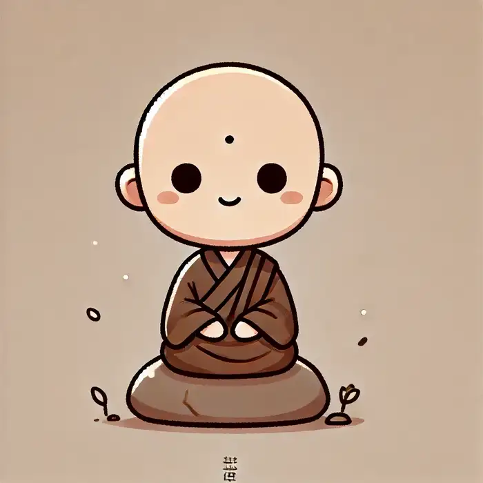 Gặp Lại Tuổi Thơ Qua 99+ Hình Ảnh Chú Tiểu Chibi Dễ Thương 8 Hình vẽ chibi chú tiểu đơn giản