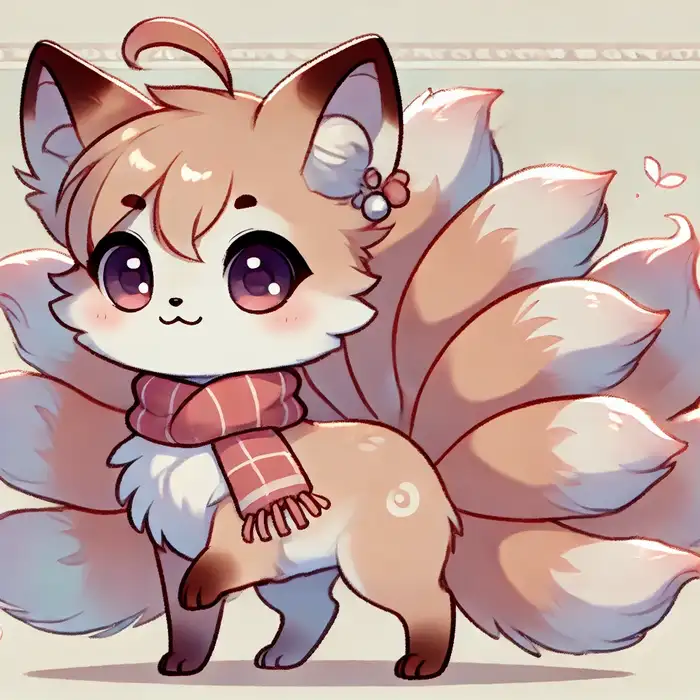 Top 110+ ảnh hồ ly chibi cute đáng yêu làm avatar đẹp 33 Hồ ly chibi đơn giản, dễ thương