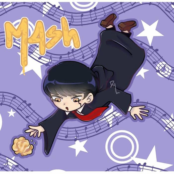 Mashle chibi – Khi cơ bắp hóa thành dễ thương 28 Mash Burndead chibi đáng yêu