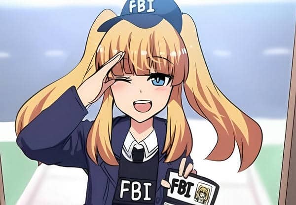 Meme hình ảnh anime fbi