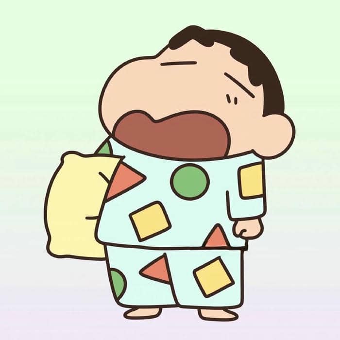 Meme hình ảnh buồn ngủ cute