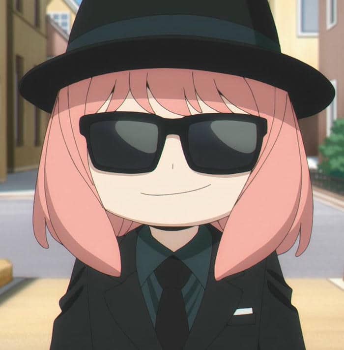 Meme hình anime cười nhếch mép