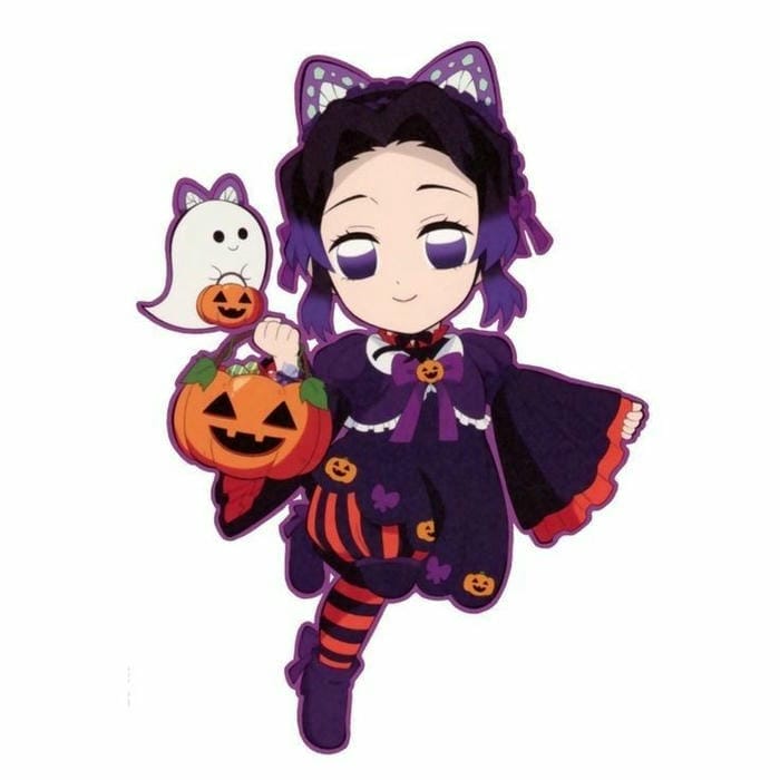 Shinobu Kocho chibi hóa trang halloween