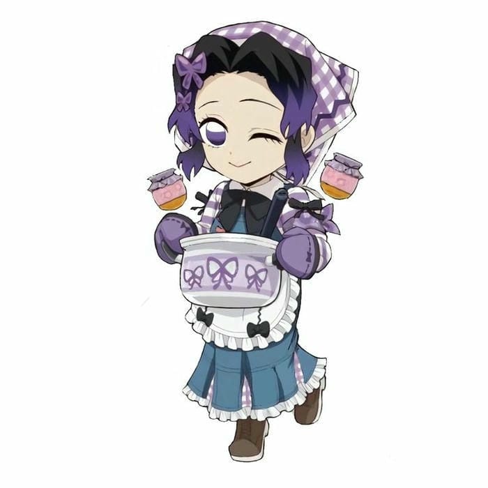 Shinobu Chibi Cute – Khi Nụ Cười Dịu Dàng Gây Sát Thương Gấp Đôi 30 Shinobu chibi làm bếp siêu dễ thương