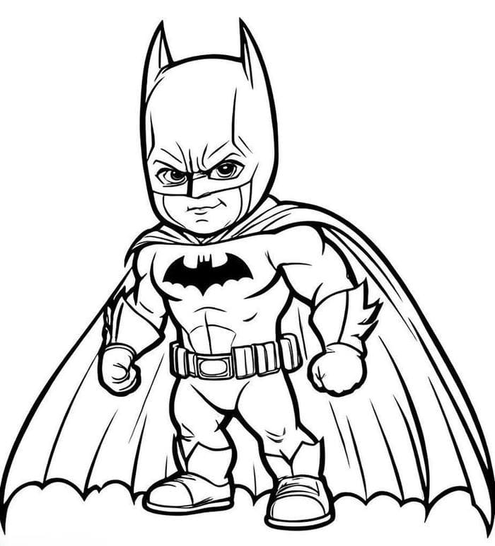 Tổng hợp 1001+ tranh tô màu Batman cho bé học vẽ
