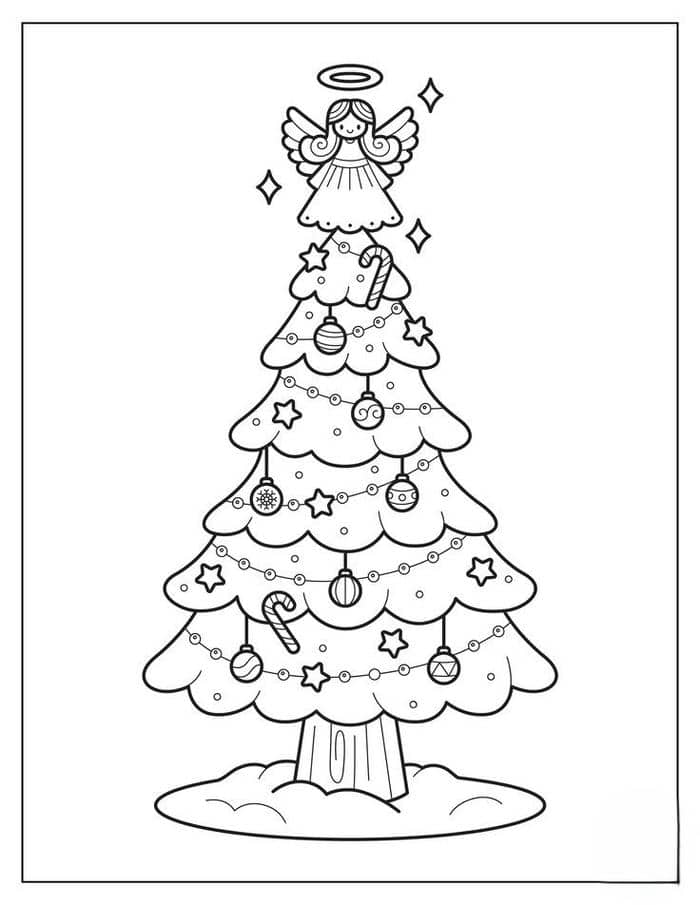 Gợi ý 99+ hình tranh tô màu cây thông noel giáng sinh cho bé 27 Tranh tô màu hình cây thông giáng sinh cho bé