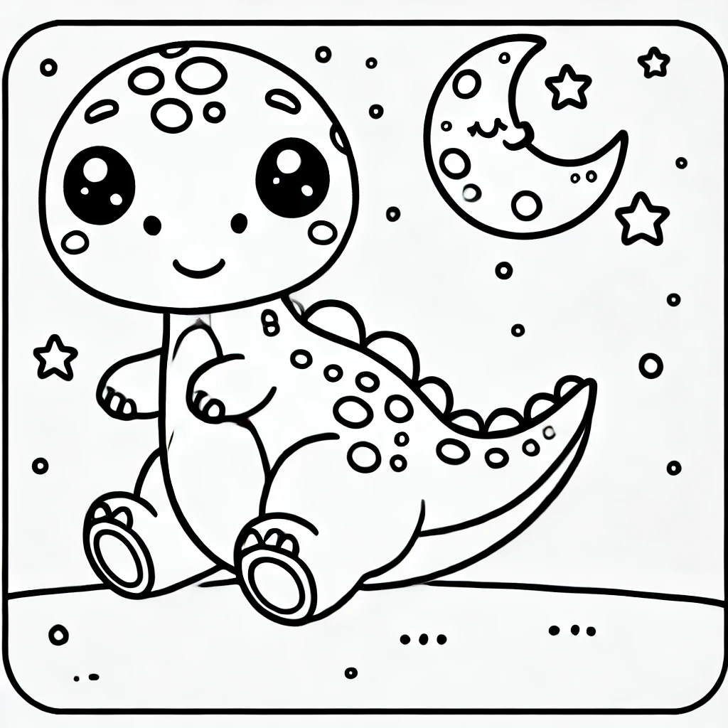 Bộ sưu tập 99+ hình tranh tô màu khủng long bạo chúa cute cho bé 24 Tranh tô màu khủng long đơn giản cho bé 3 tuổi