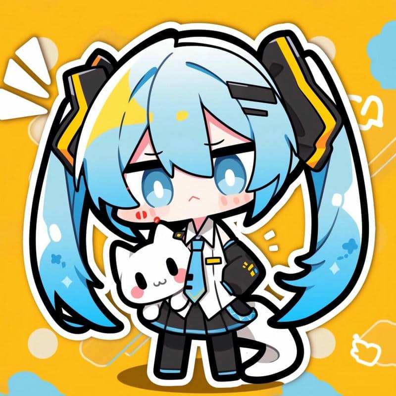 ảnh anime miku cute