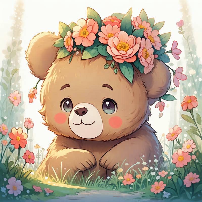 ảnh con gấu cute
