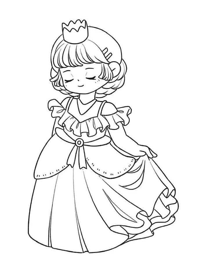ảnh công chúa chibi