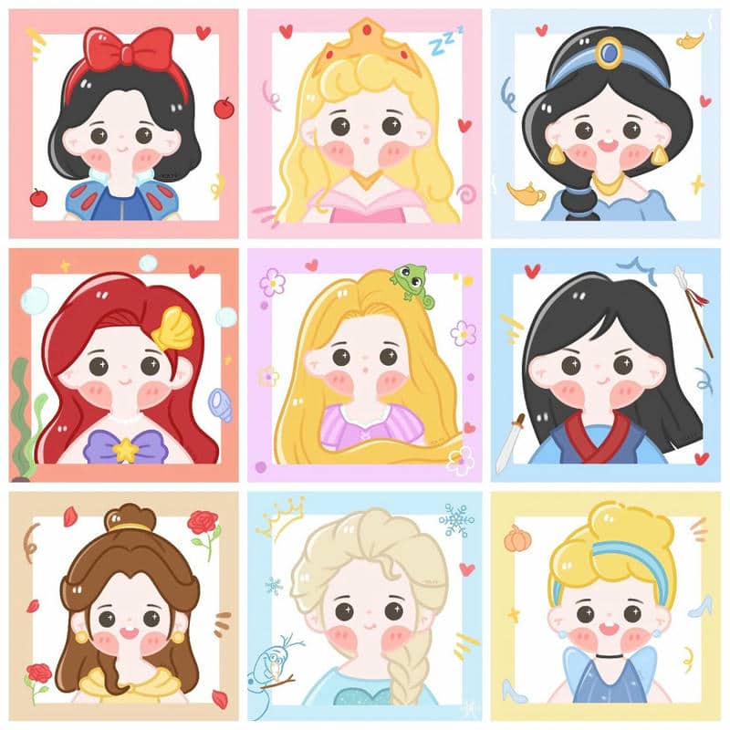 ảnh công chúa ori chibi