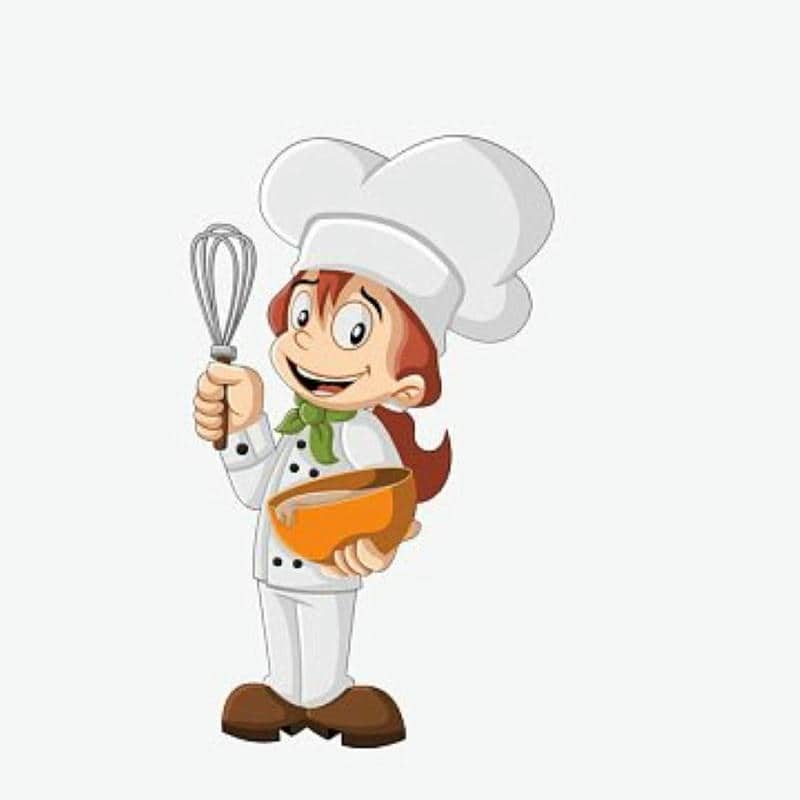 ảnh đầu bếp dễ thương