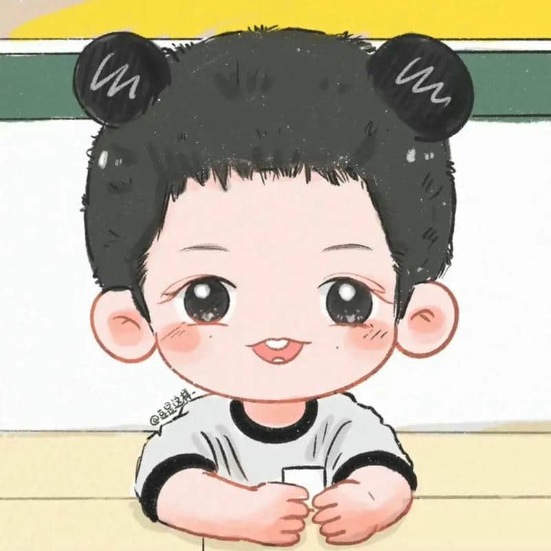 ảnh em bé trai chibi