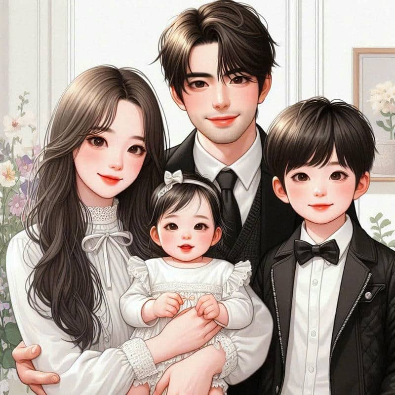 ảnh gia đinh 4 người đẹp nhất