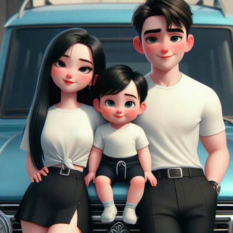 ảnh gia đình cute