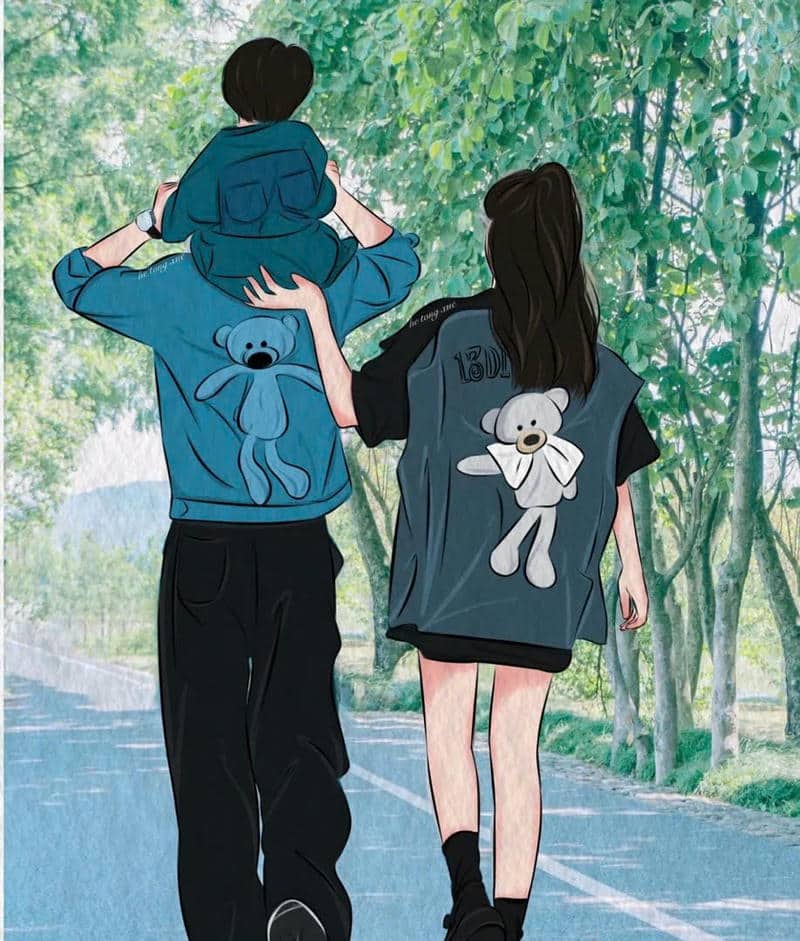 Chia sẻ 99+ hình ảnh chibi gia đình siêu dễ thương 27 ảnh gia đình