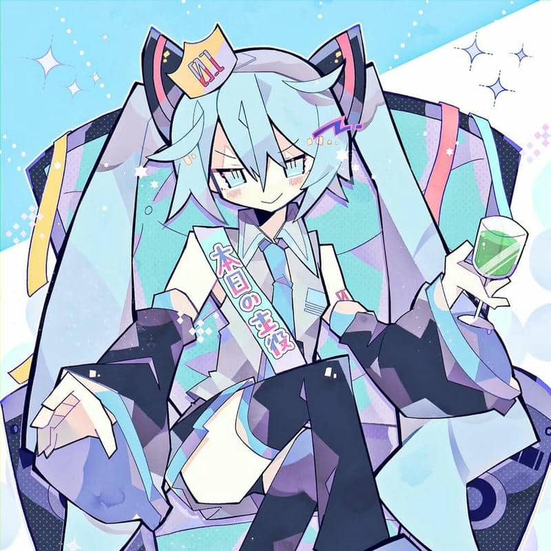 ảnh hatsune miku chibi cute