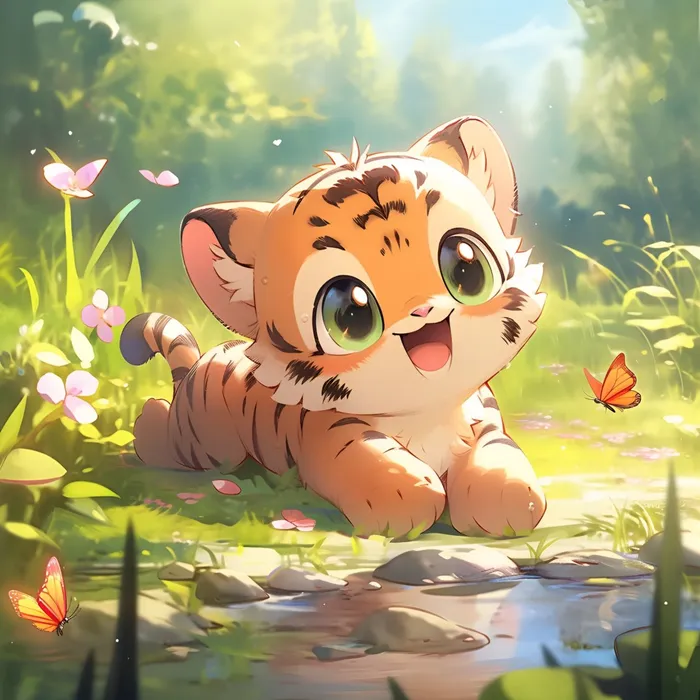 Bộ sưu tập 99+ hình ảnh Hổ chibi mập ú cute đáng yêu 1 ảnh hổ chibi
