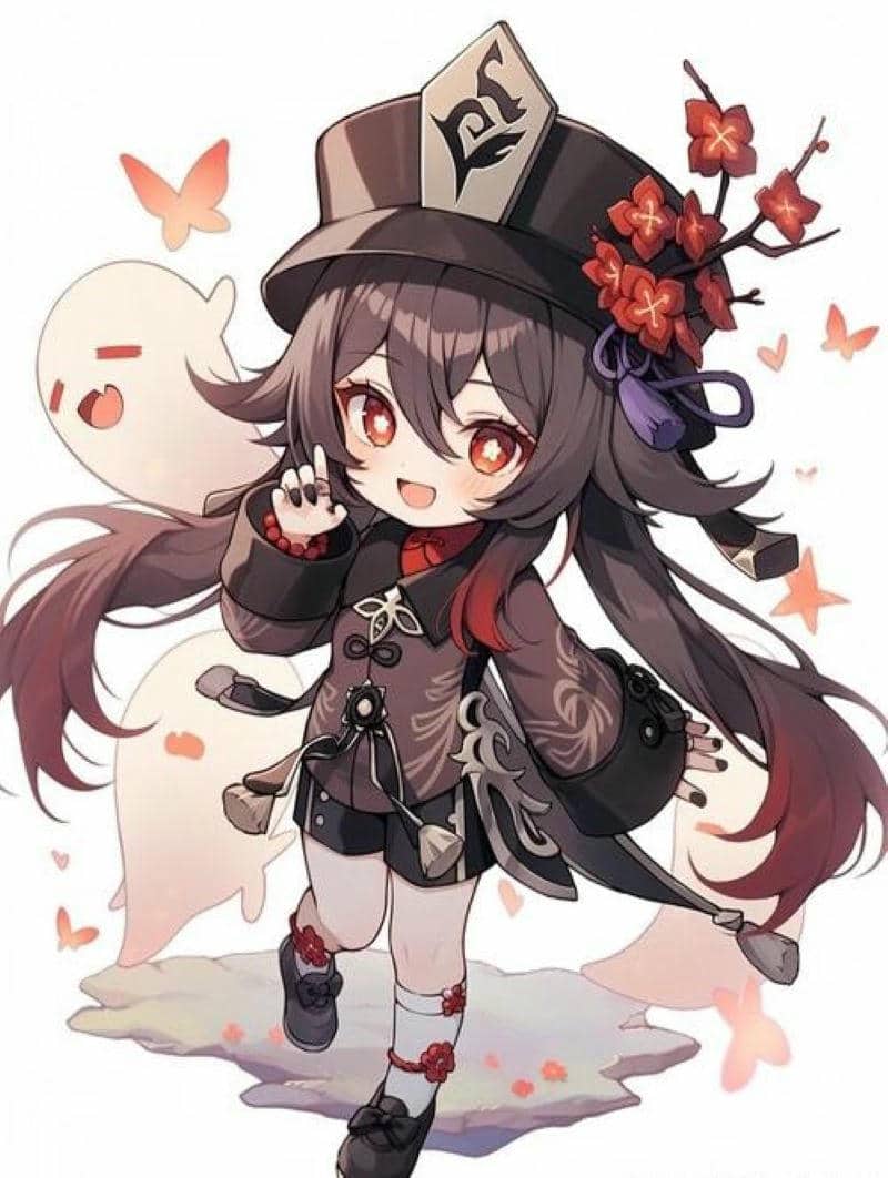Gợi ý 99+ hình ảnh chibi Hutao cute, dễ thương nhất 41 ảnh hutao