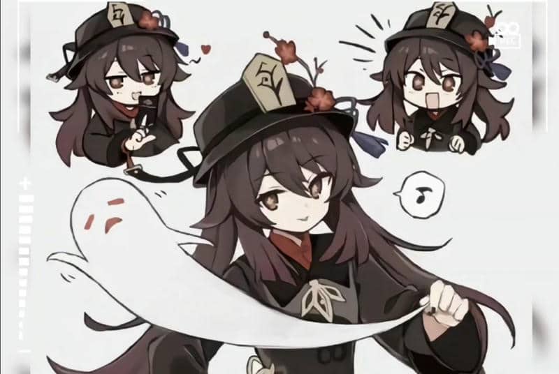 Gợi ý 99+ hình ảnh chibi Hutao cute, dễ thương nhất 47 ảnh hutao cute