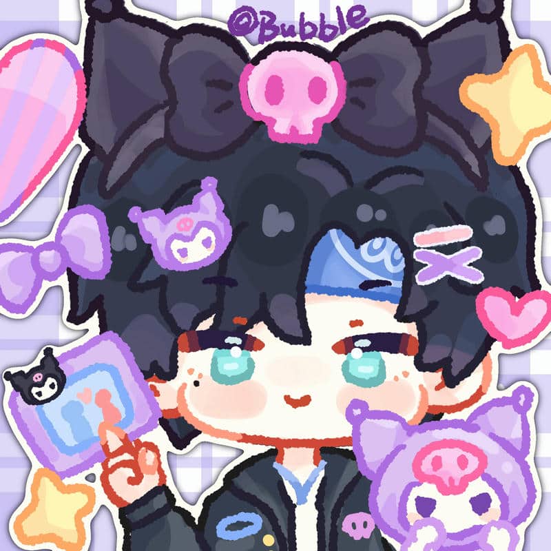 anh kuromi hello kitty 1