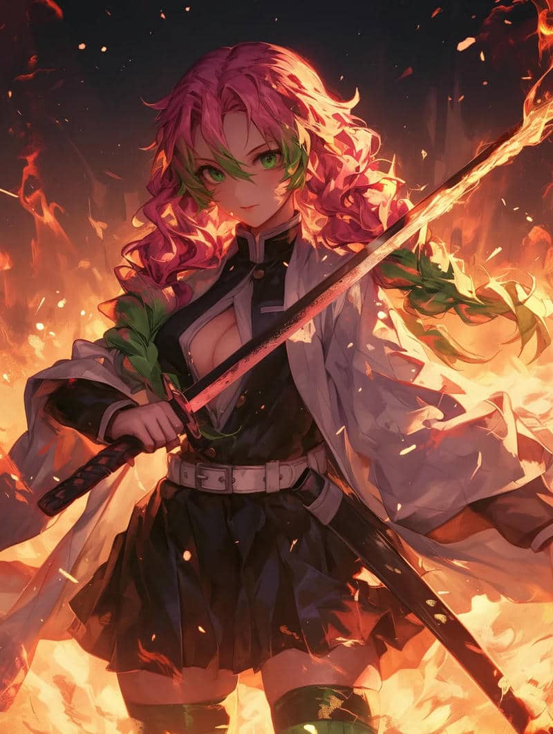 Tổng hợp 99+ hình ảnh chibi Mitsuri siêu dễ thương 7 ảnh mitsuri kanroji fanart