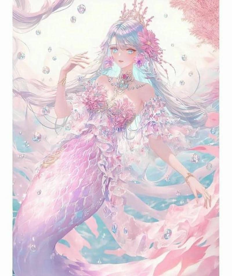 99+ Hình ảnh chibi nàng tiên cá cute, dễ thương nhất 4 ảnh nàng tiên cá hài hước