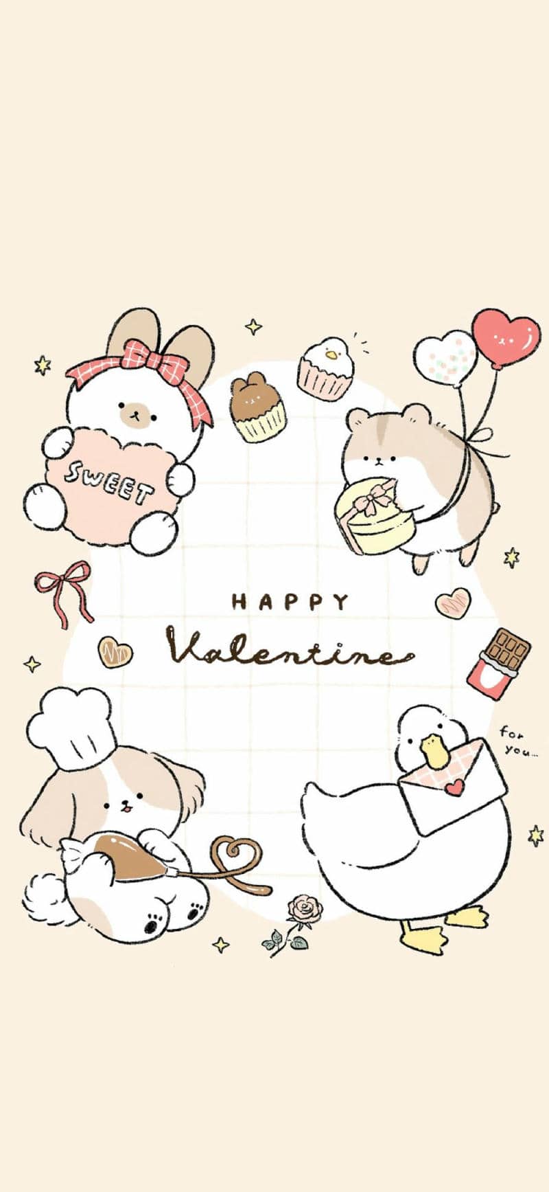 ảnh nền động vật dễ thương