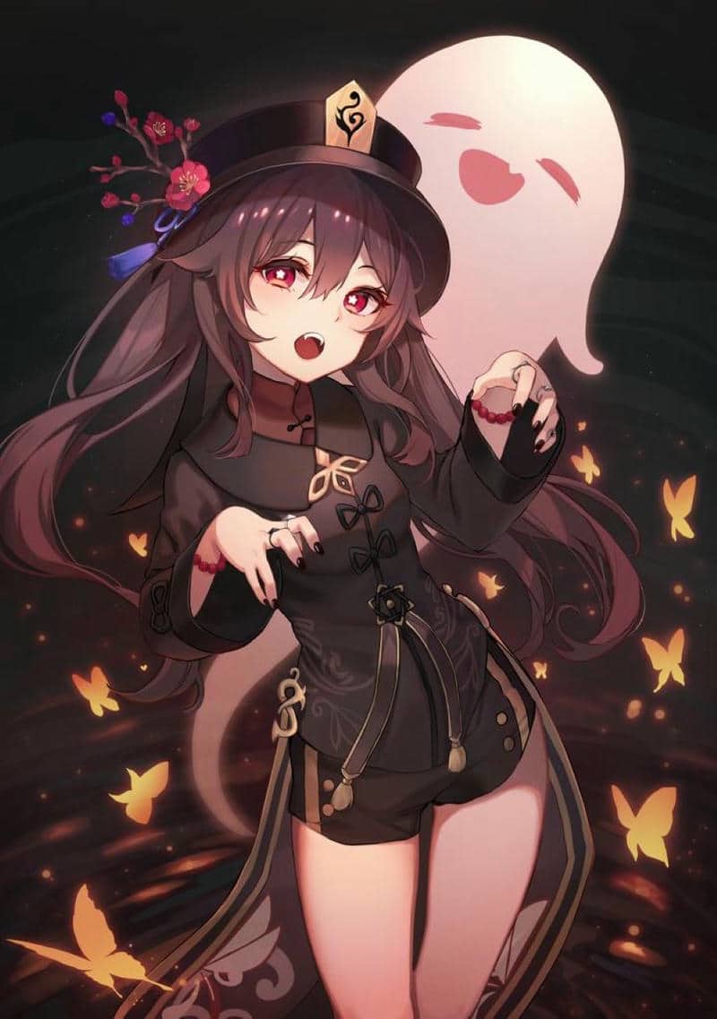 Gợi ý 99+ hình ảnh chibi Hutao cute, dễ thương nhất 38 ảnh nền hutao 4k