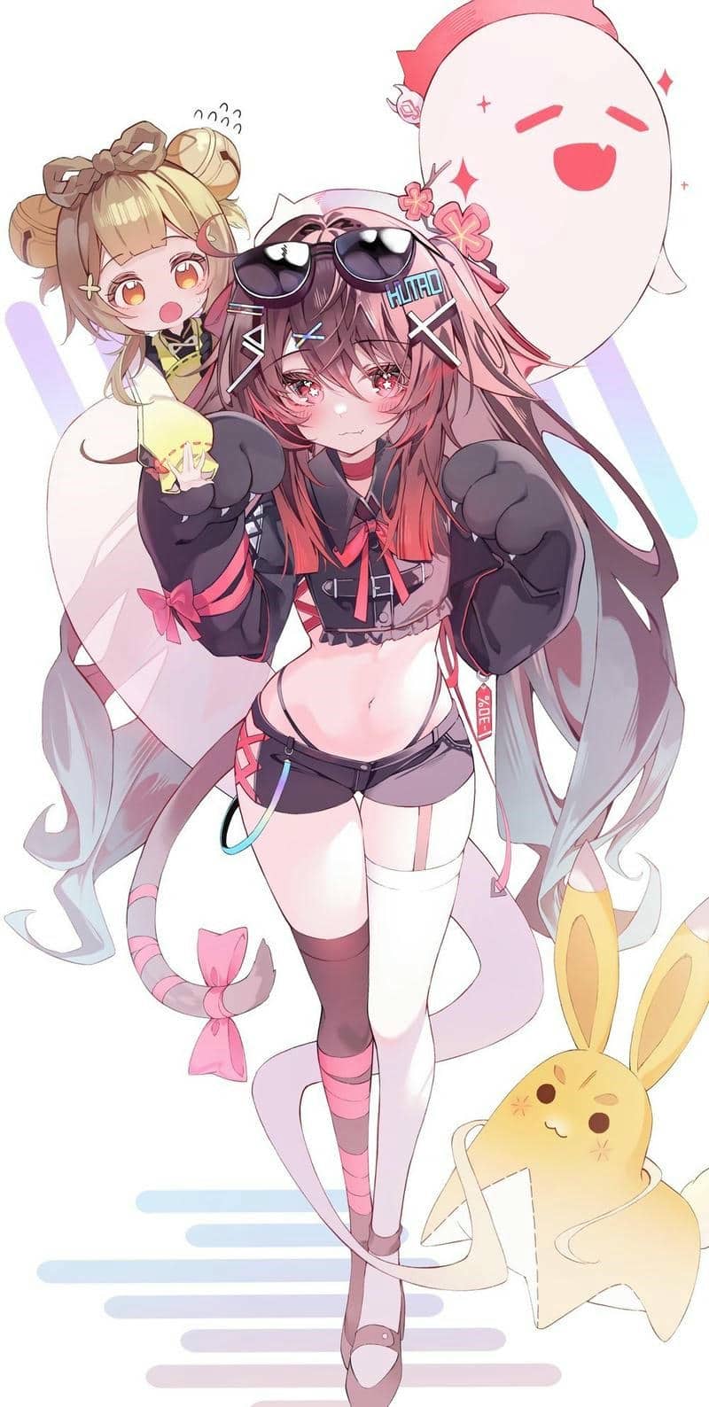 ảnh nền hutao chibi