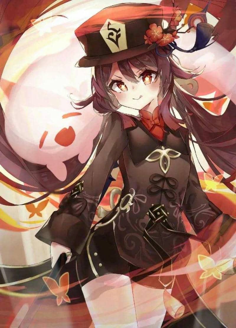 Gợi ý 99+ hình ảnh chibi Hutao cute, dễ thương nhất 35 ảnh nền hutao đẹp