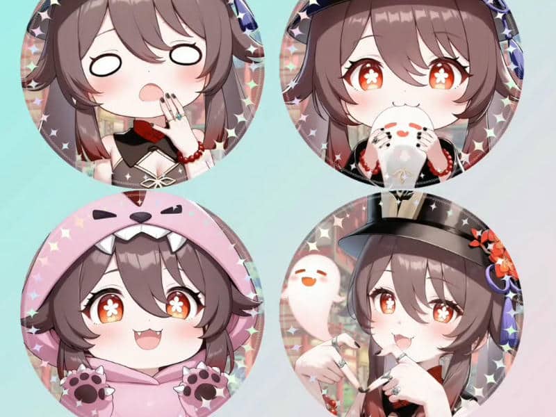 Gợi ý 99+ hình ảnh chibi Hutao cute, dễ thương nhất 33 ảnh nền máy tính hutao