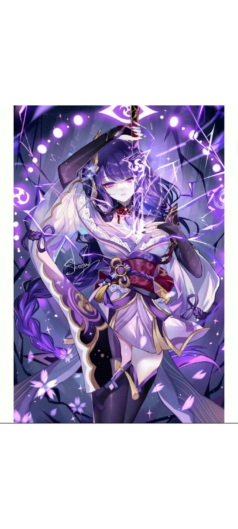 ảnh nền raiden shogun
