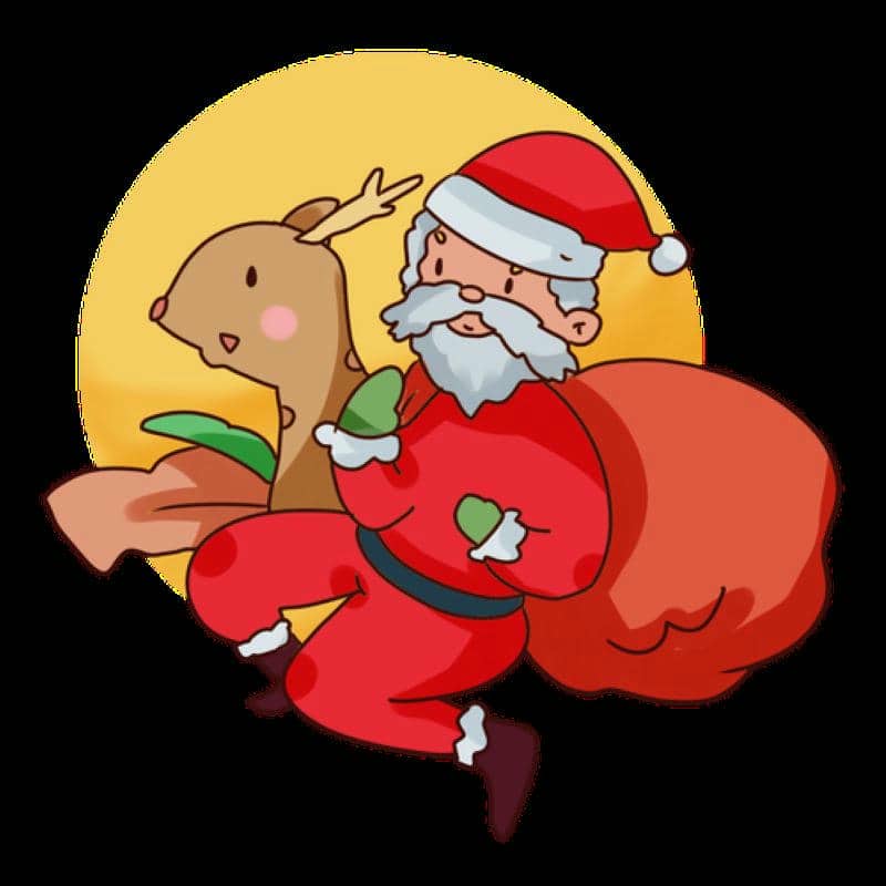 ảnh ông già noel chế