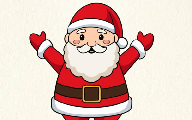 ảnh ông già noel cute anime