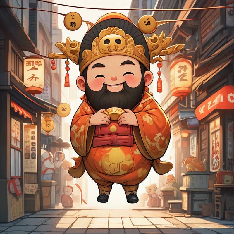 ảnh ông thần tài cute