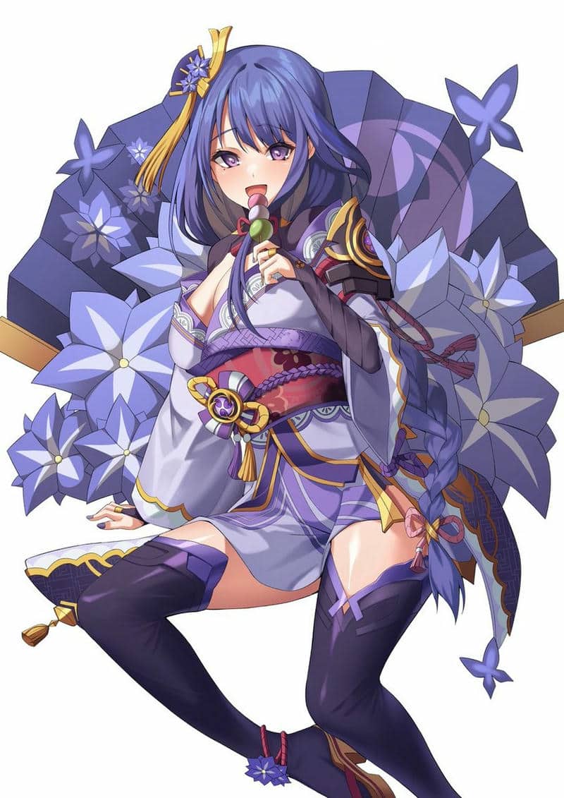 ảnh raiden shogun cute